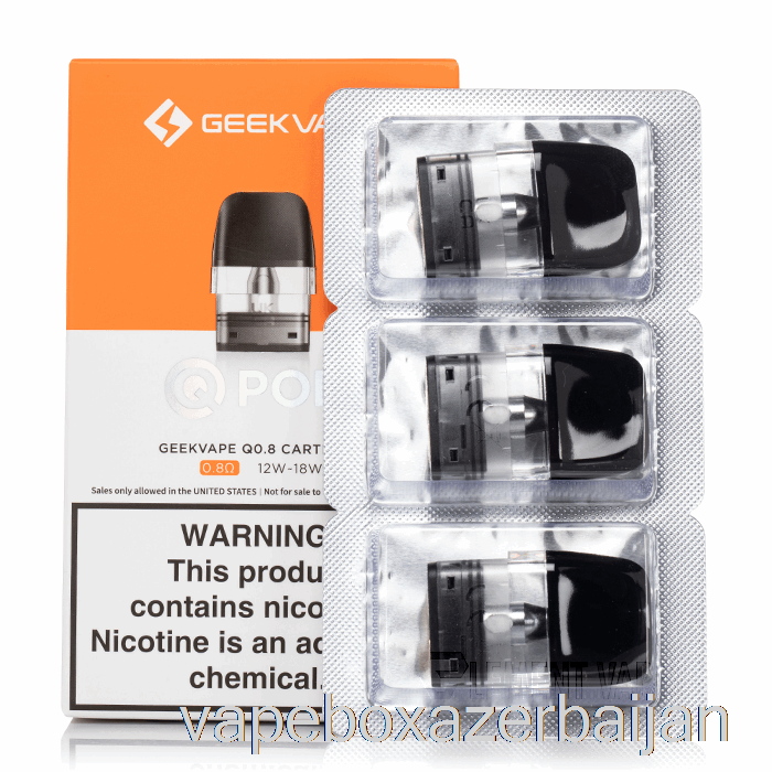 Vape Baku Geek Vape Q Replacement Pods 0.8ohm Pods